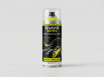 Neon Yellow Snake Skin Spray