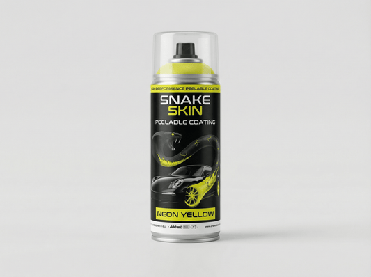 Neon Yellow Snake Skin Spray