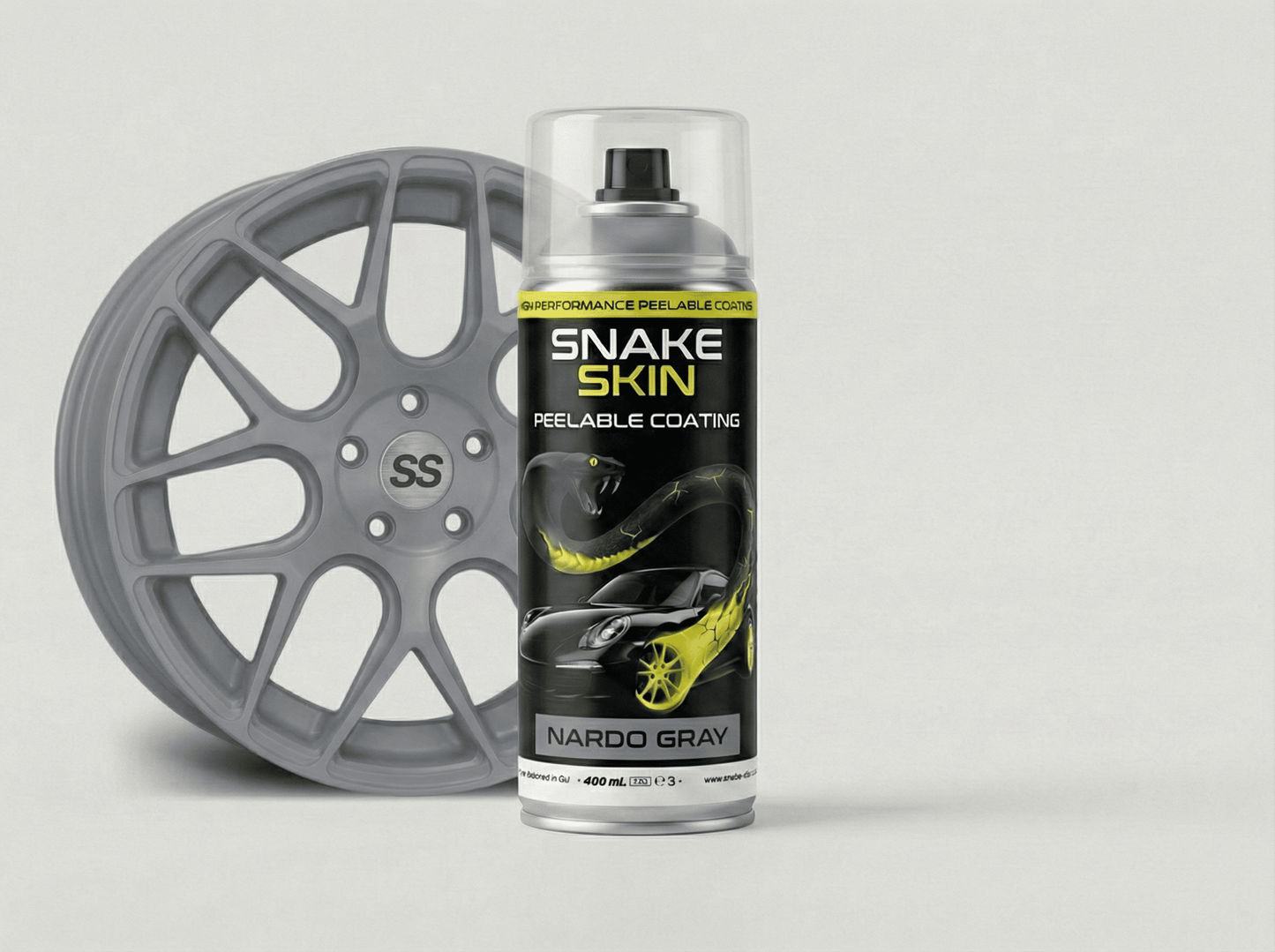 Nardo Gray Snake Skin Wheel Kit
